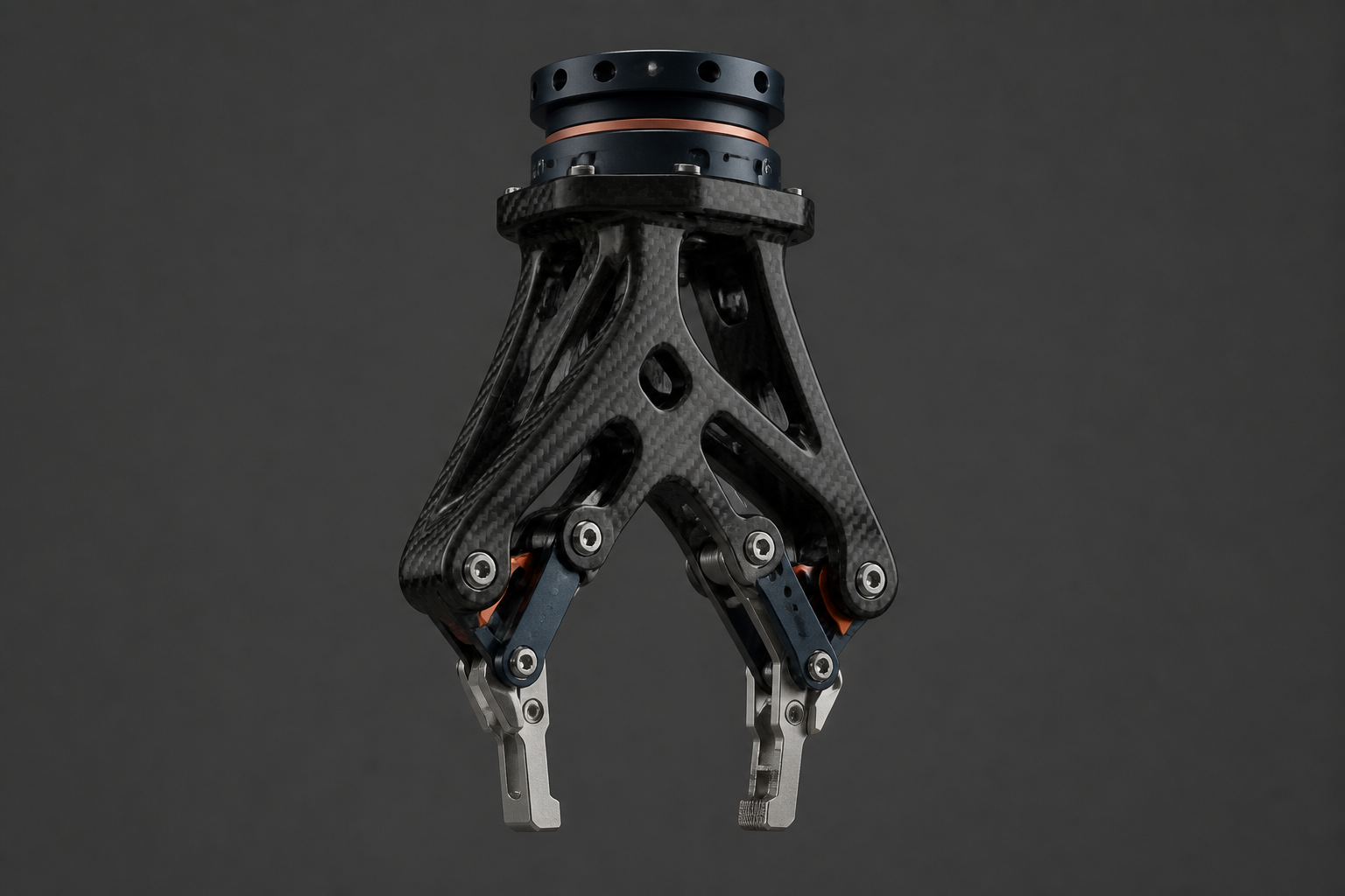 Lightweight carbon composite robotic end effector